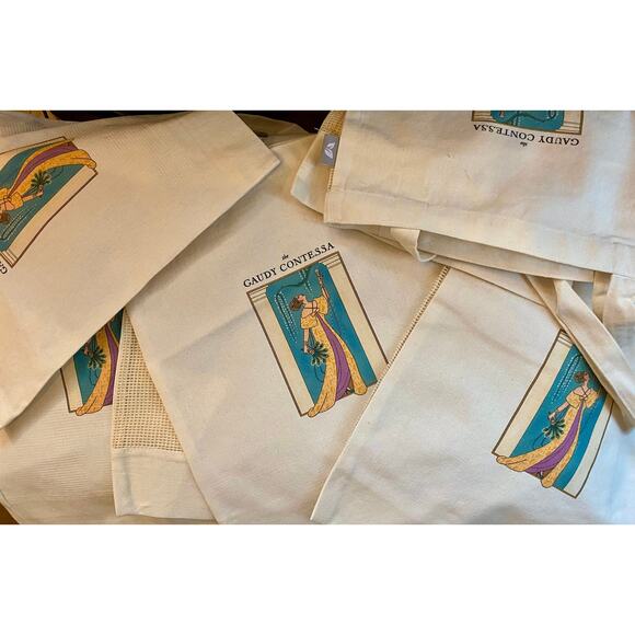 The Gaudy Contessa branded tote bag in recycled cotton - Picture 2 of 5